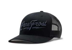 Lane Frost Brand 'Rodeo' Black on Black Trucker Hat Richardson 112